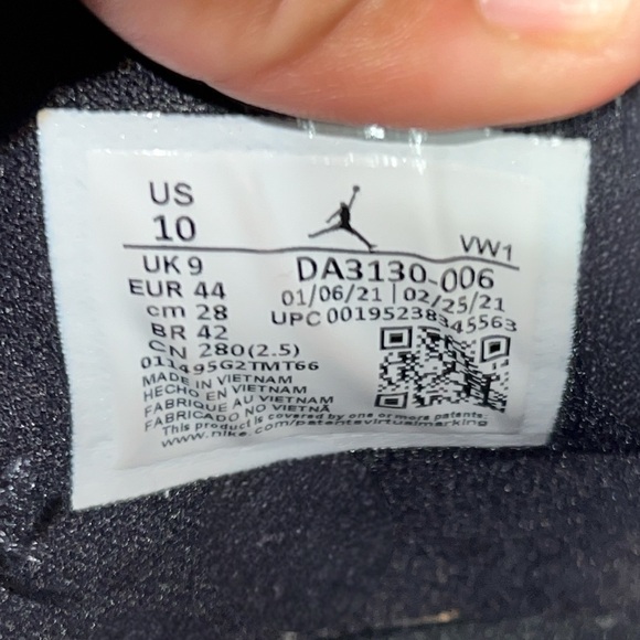 🟡Jordan Men's Zion 1 "Bloodline" Basketball Shoes Size 10 - Picture 6 of 7